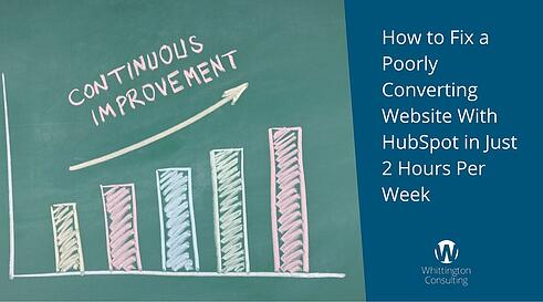 Fix a Poorly Converting Website With HubSpot in 2 Hours Per Week