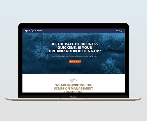 New Spinnaker Consulting website design