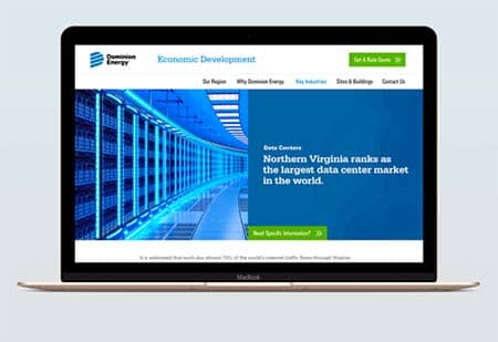 Dominion Energy website design