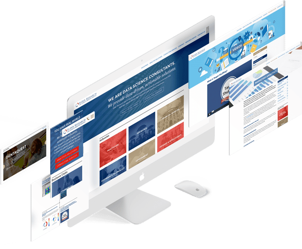 Elder Research homepage design